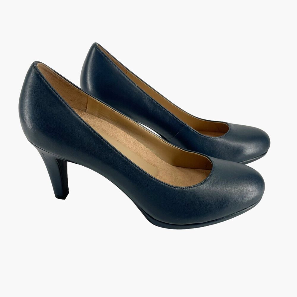 Naturalizer Michelle Navy Blue Heels‎